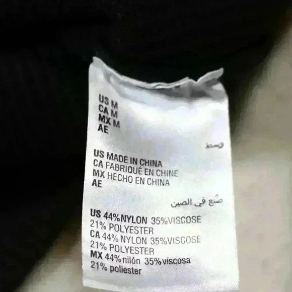 BAR III Ribbed Stretchy Black Knit Chic Thick Flattering Tank Top Women Medium - Picture 6 of 10